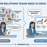 Why Investor Relations Teams Need AI Drug Monitoring — Before the Next Earnings Call image