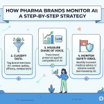 How Pharma Brands Monitor AI: A Step-by-Step Strategy for LLM Search Visibility, Drug Safety, and Share of Voice image