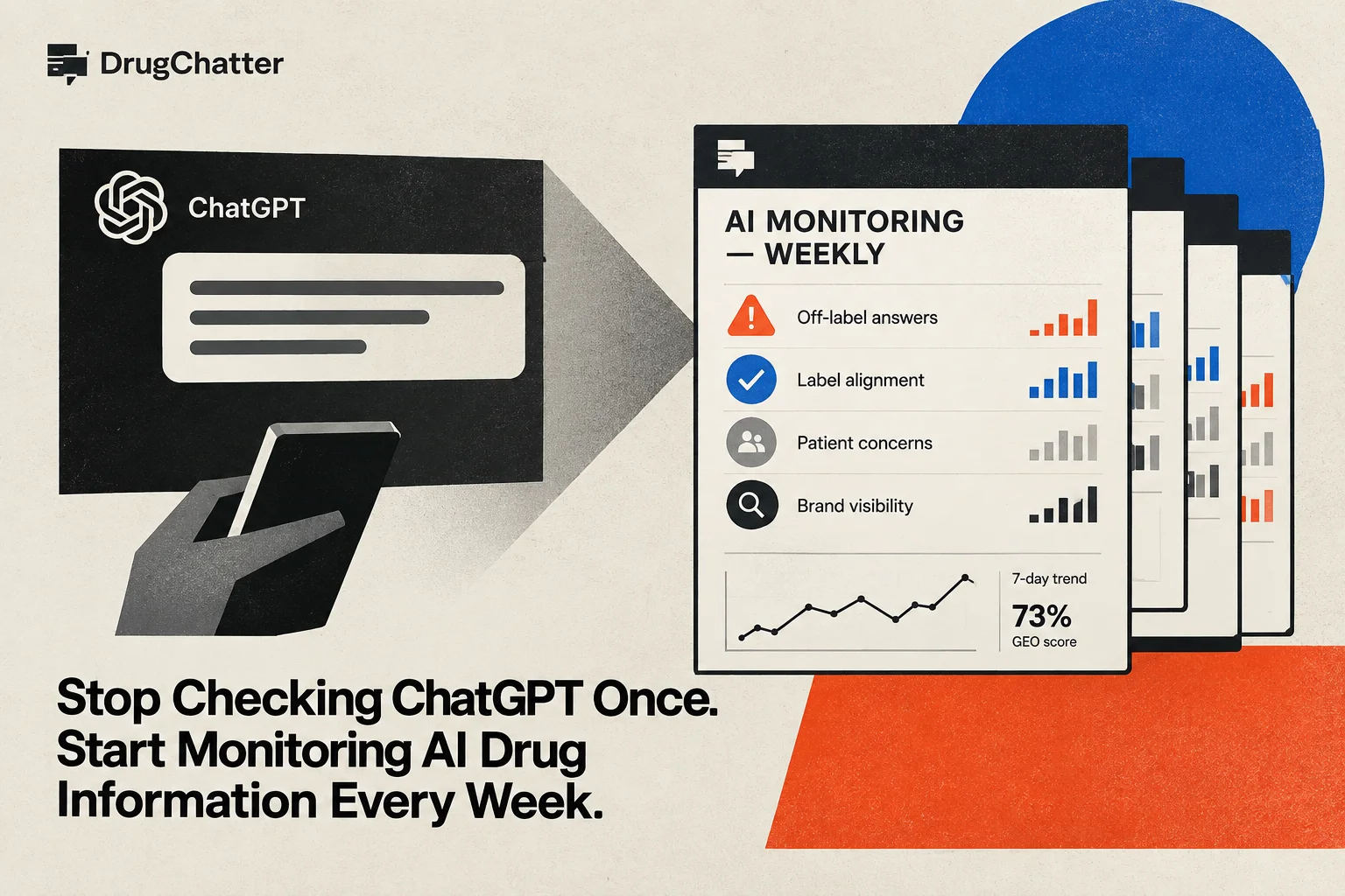 Stop Checking ChatGPT Once. Start Monitoring AI Drug Information Every Week. image